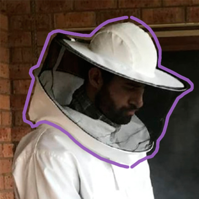 Round Beekeeping Veil