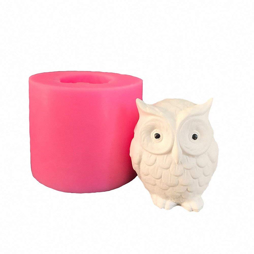 Silicone Owl Candle Mold
