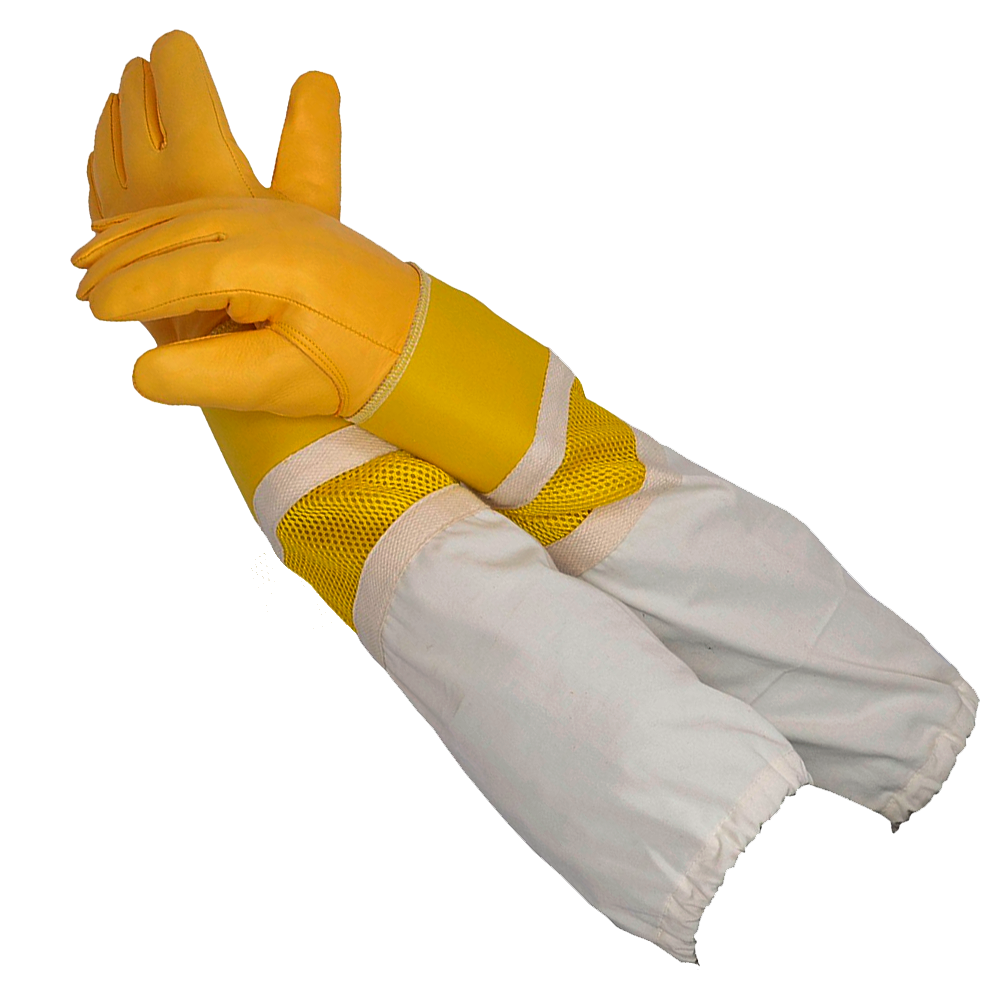 Beekeeping Gloves with Long All Sizes are Available Large Wasp and Hornet Stings Ventilated Sleeves to Protect from Bee 