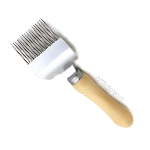 Uncapping Fork Tool with Wooden Handle